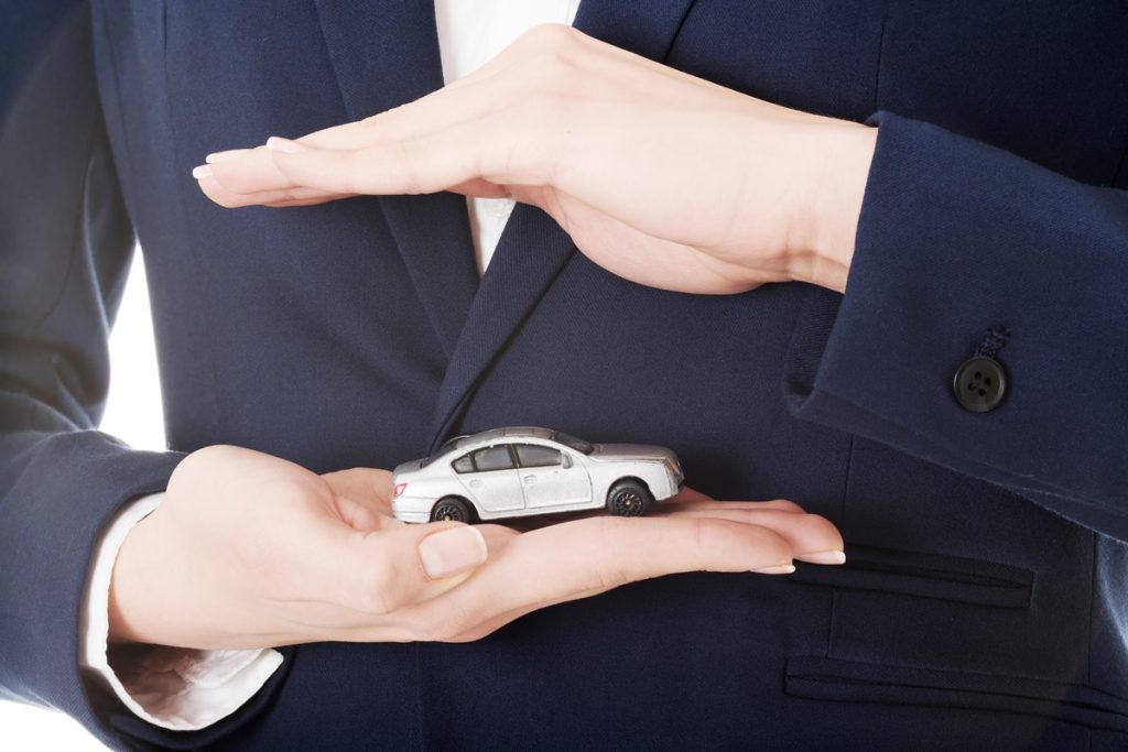 A Person Holding a Car in Their Hands