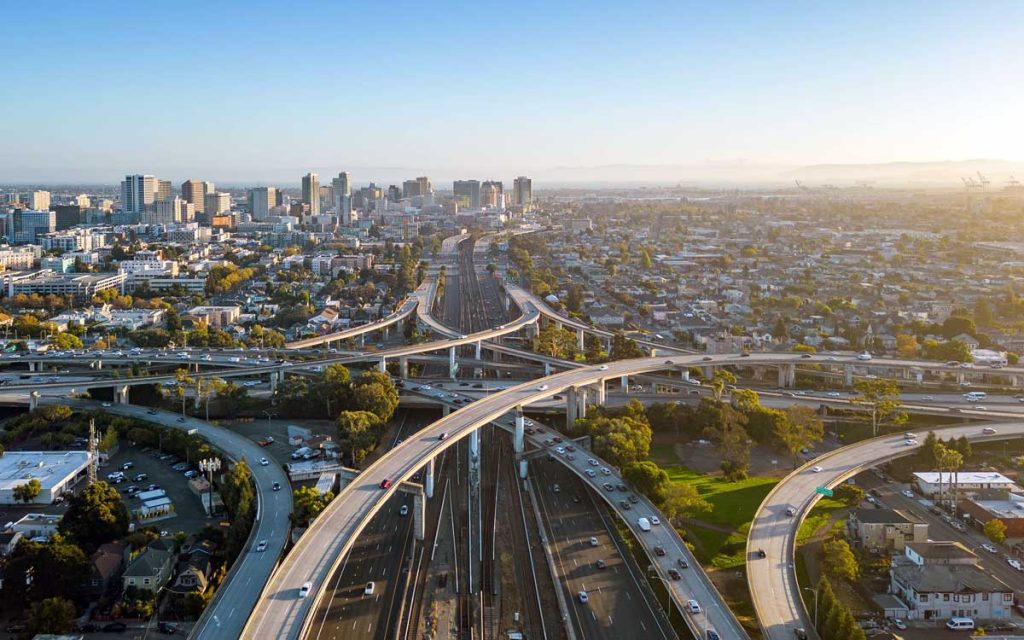 California Highway in Oakland